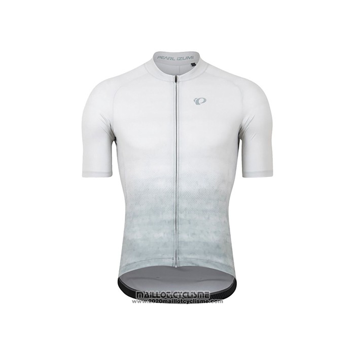 2021 Maillot Cyclisme Pearl Izumi Blanc Gris Manches Courtes et Cuissard